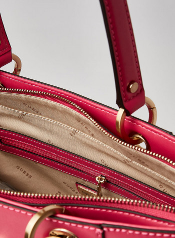Noelle Small Elite Tote Bag Fuchsia