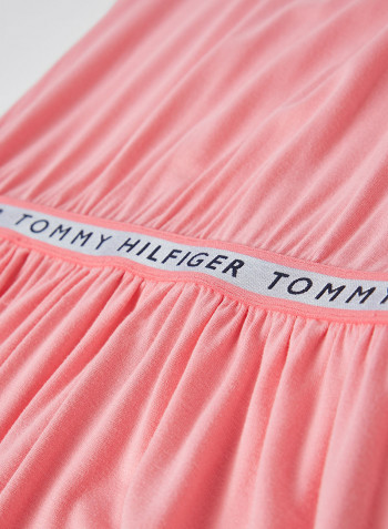 Teen Logo Tape Dress Cotton Candy