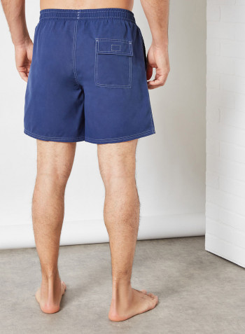 Contrast Stitch Detail Swim Shorts Scille