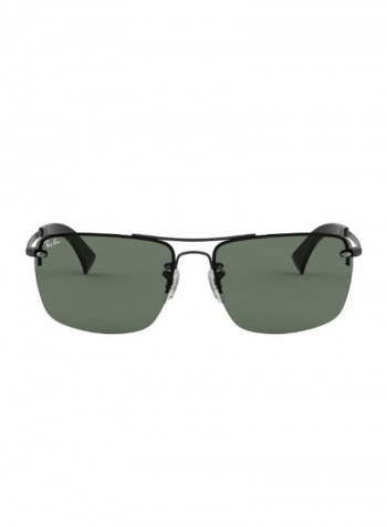 Men's Classic Square Sunglasses - Lens Size: 61 mm