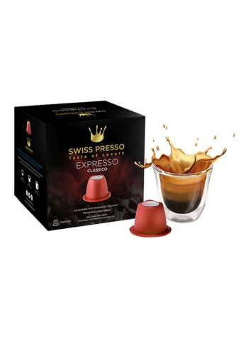 Nespresso Compatible Coffee Machine Black With 50 Coffee Capsules 0.7 l 1255 W SCMF001 Black