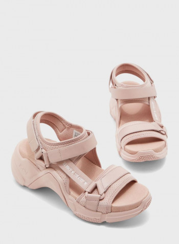 Anti-Skid Neo Block Sandals Pink