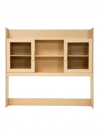 Julie 2-Door Hutch Beige 139x30x125cm