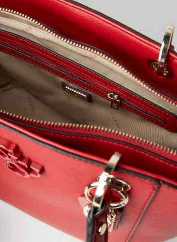 Noelle Small Elite Tote Red