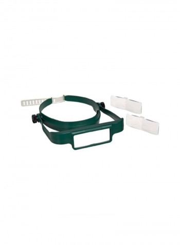 Optisight Binocular Magnifying Visor Green