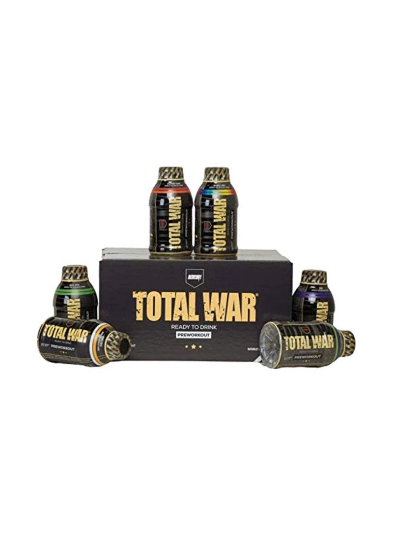 Pack Of 12 Total War Pre-Workout Dietary Supplement