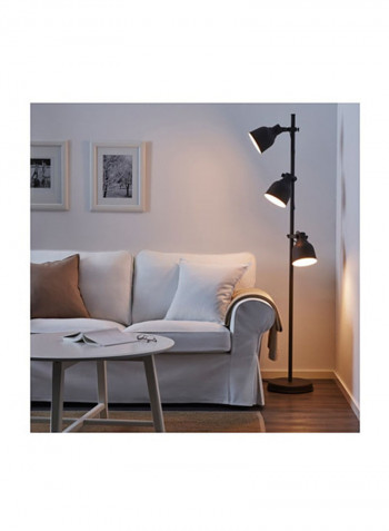 3-Spot Hektar Floor lamp Dark Grey