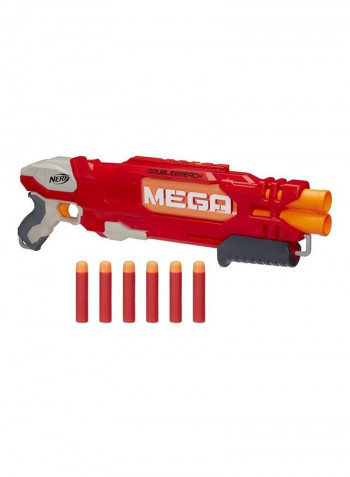 Mega Doublebreach Breech Load Pump Action Fire Blaster With Dart 6 x 61cm