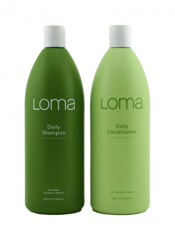 Pack Of 2 Daily Shampoo And Daily Conditioner 1000ml