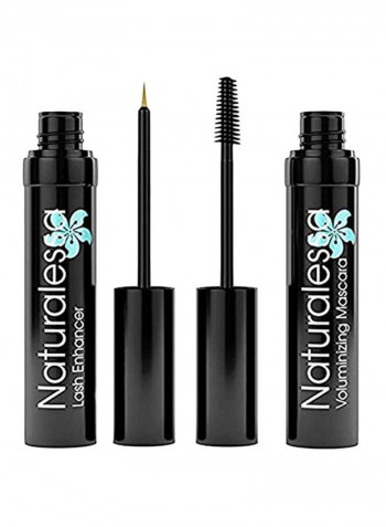 Waterproof Mascara And Lash Growth Serum Black