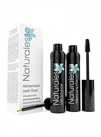 Waterproof Mascara And Lash Growth Serum Black