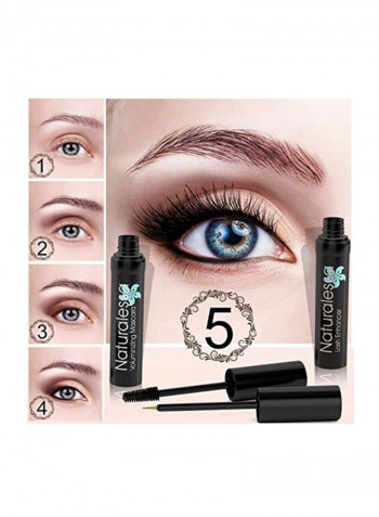 Waterproof Mascara And Lash Growth Serum Black