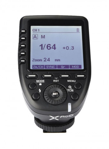 Wireless Flash Trigger Transmitter 12.2x6.2x12.2centimeter Black
