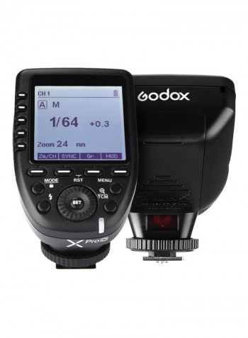 Wireless Flash Trigger Transmitter 12.2x6.2x12.2centimeter Black