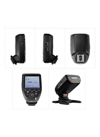 Wireless Flash Trigger Transmitter 12.2x6.2x12.2centimeter Black
