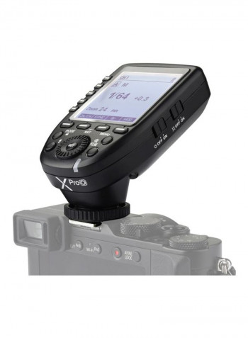 Wireless Flash Trigger Transmitter 12.2x6.2x12.2centimeter Black