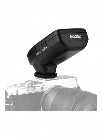 Wireless Flash Trigger Transmitter 12.2x6.2x12.2centimeter Black