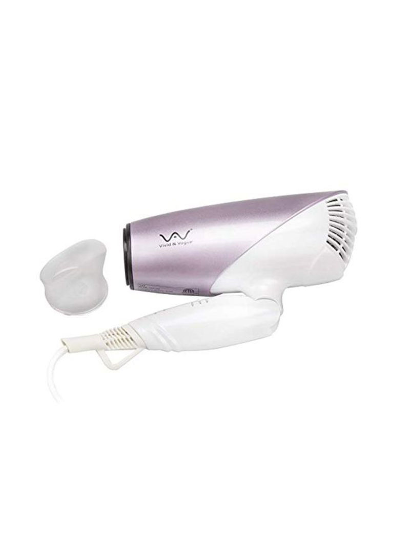 2-Speed Hair Dryer With Cool Shot Button Purple/White