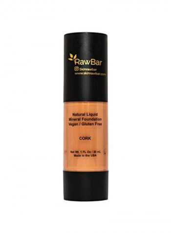 Natural Liquid Mineral Foundation Cork