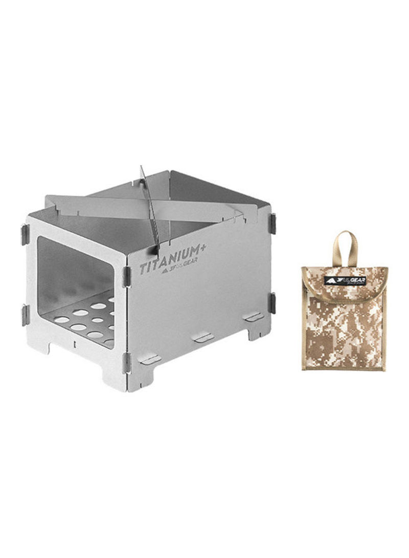 Portable Outdoor Camping Barbecue Grill Camping Stove And Storage Bag