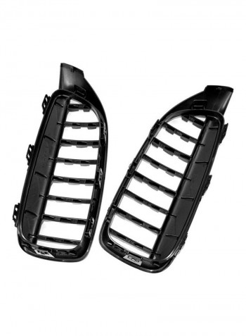 New Semi-plating Front Dual Kidney Grill Grille Fit for BMW F32 F33 F36 F82 F80 428i 435i M3 M4 Meteor Style for 4 Series