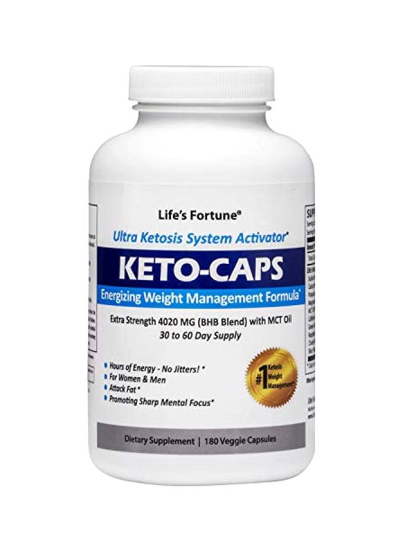 Keto-Caps Energizing Weight Management-180 Capsules