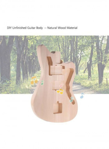 Wooden Electric Guitar Body