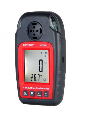 Industrial Digital Handheld Oxygen Tester Black/Red