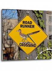 Road Runner Crossingk Wall Clock Multicolour 15x15inch