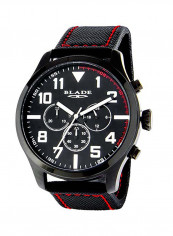 Men's Leather Analog Wrist Watch 3545G7NRN