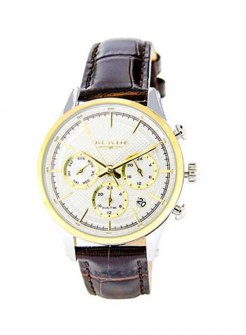 Women's Leather Analog Wrist Watch 3556L1GSO