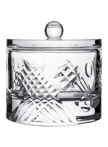 Crystal Space Box With Holder Transparent 10centimeter