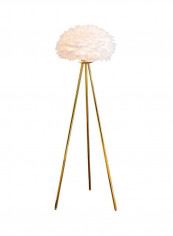 Feather Floor Lamp White/Gold 170X40cm reviews Feather Floor Lamp White/Gold 170X40cm