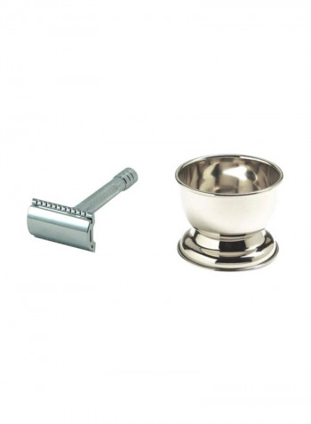 3-Piece Shaving Gift Set Silver
