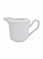36-Piece Round Porcelain Creamer White