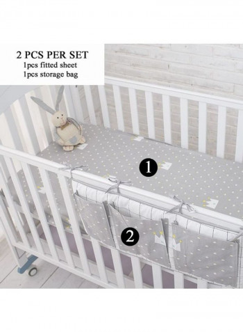 Baby'S Stylish Cushion Pad Hanging Storage Bag Set