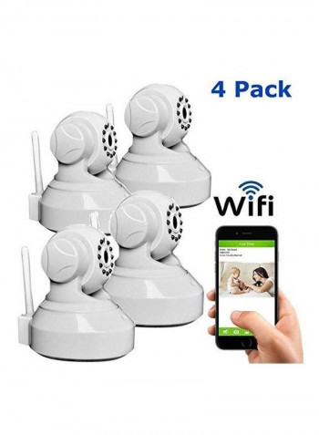 4-Piece Wireless IP Surveillance Camera