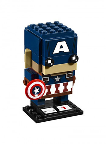 79-Piece BrickHeadz Captain America Building Kit 41589