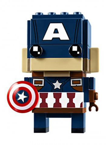 79-Piece BrickHeadz Captain America Building Kit 41589