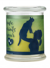 Pet House Sentiments Candle Natural Soy Wax Multicolour 3.9X7.7X3.9 inch