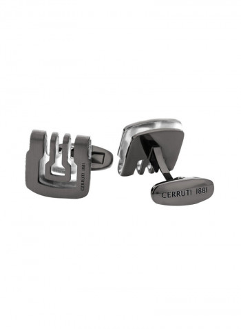 Stainless Steel Logo Cufflinks