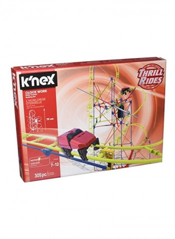 305-Piece Clock Work Roller Coaster Building Toys Set