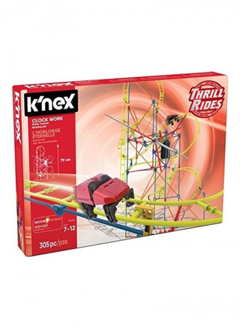 305-Piece Clock Work Roller Coaster Building Toys Set