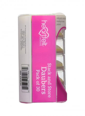 Daubers Storage Rack Silver/Pink/White 1x4x2inch
