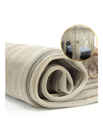 Mesh Blocking Radiation Shielding Curtain Mosquito Net Cloth Grey 100x150x0.2cm
