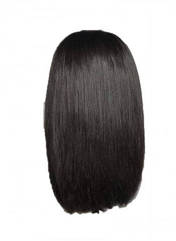 Straight Bob Natural Hair Wig 1B 12inch