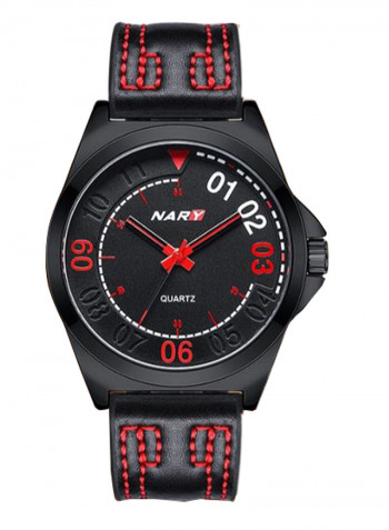 Men's Leather Brief Style Analog Watch 893