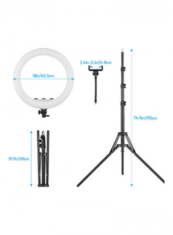 LED Dimmable Ring Light White