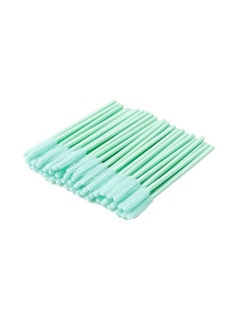 100-Piece Disposable Mascara Brush Green