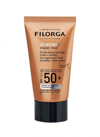 Uv Bronze Face Cream  SPF50+ 40ml